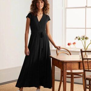 Boden Kimono Wrap Black Dress Women's 20L